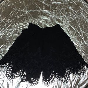 Rue 21 Black Fabric Shorts